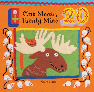 Board book One Moose, Twenty Mice Book