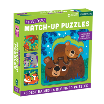 Board Game Forest Babies I Love You Match-Up Puzzles Book