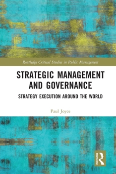 Paperback Strategic Management and Governance: Strategy Execution Around the World Book