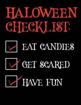 Halloween Checklist: Graph Ruled Notebook