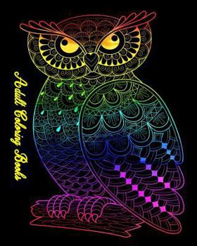 Paperback Adult Coloring Books: Gorgeous Cats and Owls Book