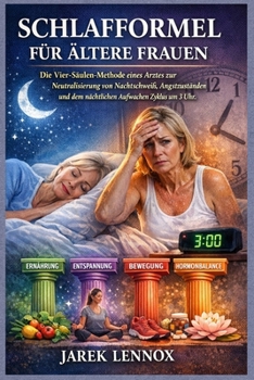 SCHLAFFORMEL FÜR ÄLTERE FRAUEN: Die Vier-Säulen-Methode eines Arztes zur Neutralisierung von Nachtschweiß, Angstzuständen und dem nächtlichen Aufwachen Zyklus um 3 Uhr. (German Edition)
