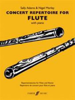 Paperback Concert Repertoire for Flute with Piano Book