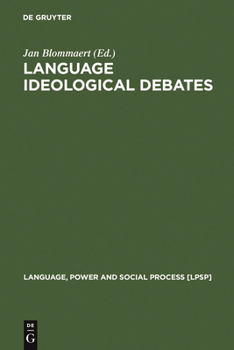 Hardcover Language Ideological Debates Book