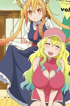 Journal: Dragon Maid Soft Glossy Cover Journal Lined Pages Book 6 x 9 Inches 110 Pages