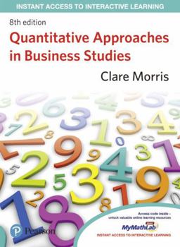 Paperback Quantitative Approaches in Business Studies Book