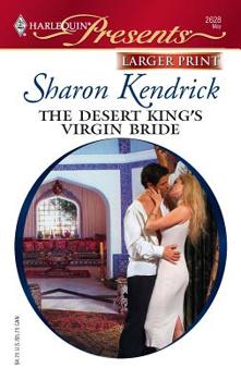 Mass Market Paperback The Desert King's Virgin Bride [Large Print] Book