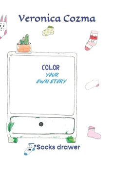 Paperback COLOR your OWN story: Socks drawer Book