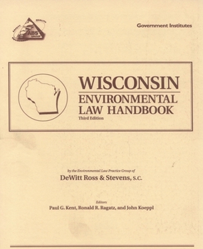 Paperback Wisconsin Environmental Law Handbook Book