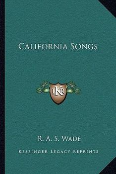 Paperback California Songs Book