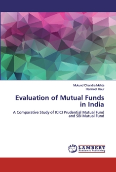 Paperback Evaluation of Mutual Funds in India Book