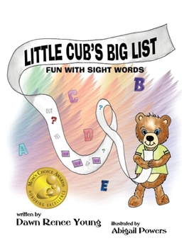 Hardcover Little Cub's Big List: Fun with Sight Words Book