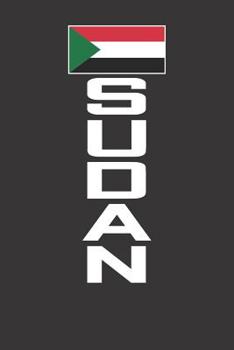 Paperback Notebook: Sudan Sudanese Flag Dot Grid 6x9 120 Pages Book