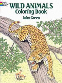 Paperback Wild Animals Coloring Book