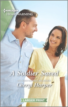 Mass Market Paperback A Soldier Saved: A Clean Romance [Large Print] Book