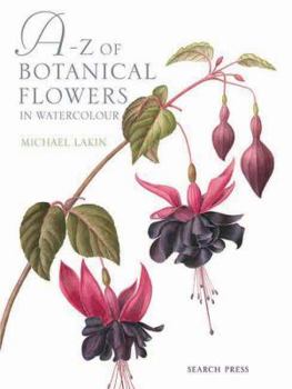 Hardcover A-Z of Botanical Flowers in Watercolour Book