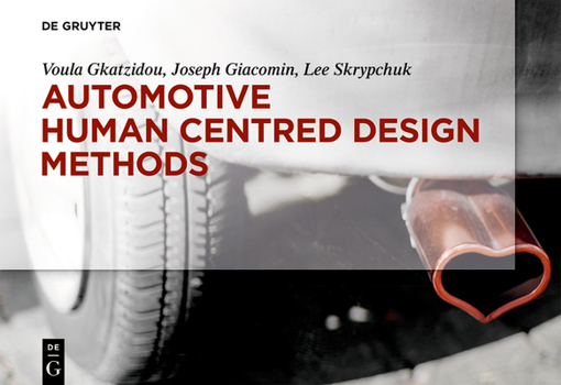 Paperback Automotive Human Centred Design Methods Book