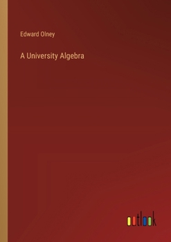 Paperback A University Algebra Book