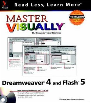 Paperback Master Visually TM Dreamweaver. 4 and Flash TM 5 [With CDROM] Book