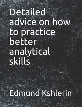 Paperback Detailed advice on how to practice better analytical skills Book