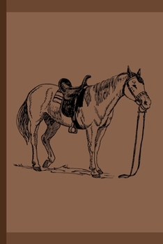Horseback Riding Notebook: Outdoor Animal Hobbyist Small Lined Notebook for Girls, Boys, Men, Women 120 Pages 6" x 9"