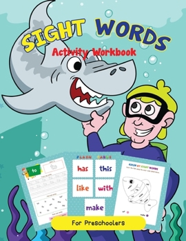 Paperback Site Words Activity Workbook For K-1st Grade For Reading Success! Book