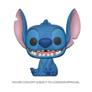 Misc. Pop Lilo and Stitch Smiling Seated Stitch Vinyl Figure Book