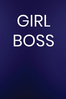 Paperback Girl Boss: Journal Notebook 100 Lined Pages Book