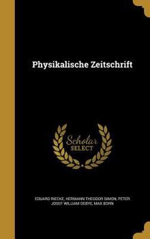 Hardcover Physikalische Zeitschrift [German] Book