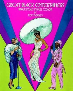 Paperback Great Black Entertainers: Paper Dolls in Full Color Book