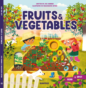 Hardcover Fruits and Vegetables Book
