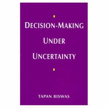 Hardcover Decision-Making Under Uncertainty Book