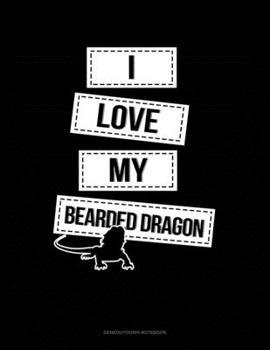 Paperback I Love My Bearded Dragon: Genkouyoushi Notebook Book