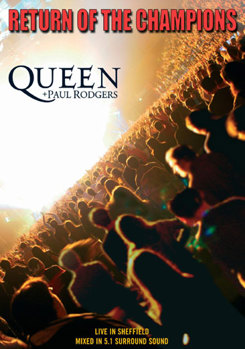 DVD Queen & Paul Rodgers: Return of the Champions Book