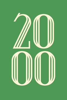 Paperback 2000: Notebook & Journal - Personalized Birthday Gift For Girls & Boys Born in 2000 - Lined Birth Year Diary - Better Than A Book