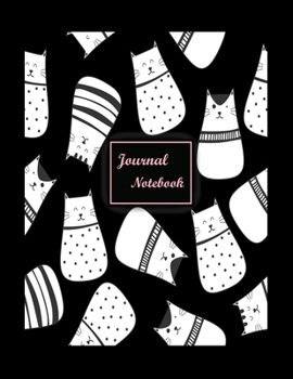 Paperback Journal notebook: 8.5 X 11 inch, 200 pages & 100 sheets cute cat journal notebook, Large Composition Book, Journal . Book