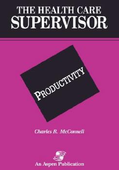 Paperback Health Care Supervisor: Productivity Book