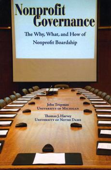 Paperback Nonprofit Governance: The Why, What, and How of Nonprofit Boardship Book