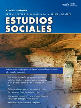 Paperback Pre GED Test Preparation: Social Studies Spanish Book