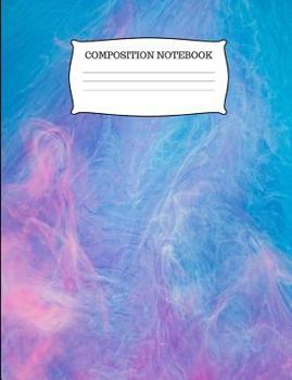 Paperback Composition Notebook: College Ruled Swirly Pink Composition Book