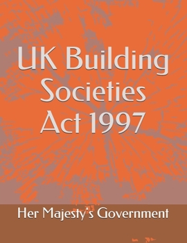 Paperback UK Building Societies Act 1997 Book