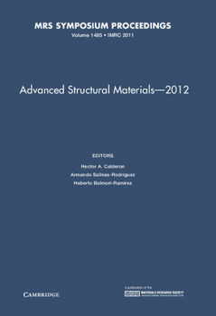 Hardcover Advanced Structural Materials-2012 Book