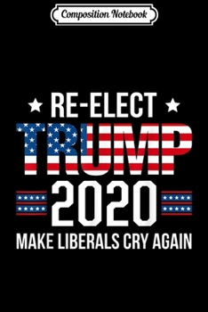 Composition Notebook: Trump 45 squared Betsy Ross Stars Presidential Reelection  Journal/Notebook Blank Lined Ruled 6x9 100 Pages
