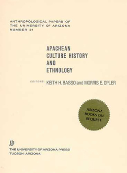 Paperback Apachean Culture History and Ethnology Book