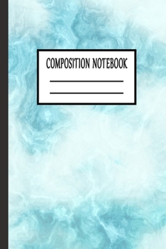 Composition Notebook: 6" x 9" 120 Page Marble Lined Notebook