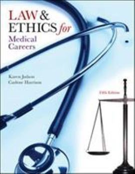 Paperback Law & Ethics for Medical Careers Book