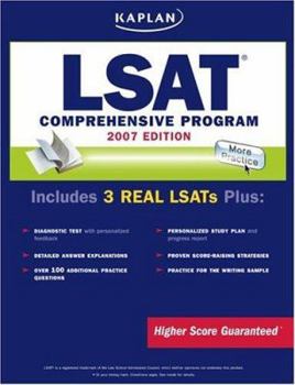 Paperback Kaplan LSAT: Comprehensive Program Book