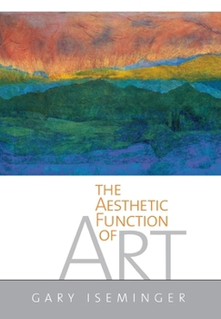 Hardcover The Aesthetic Function of Art Book