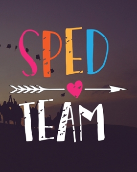Sped Team: Teacher Appreciation Notebook Or Journal