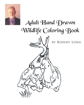 Paperback Adult Hand Drawn Wildlife Coloring Book